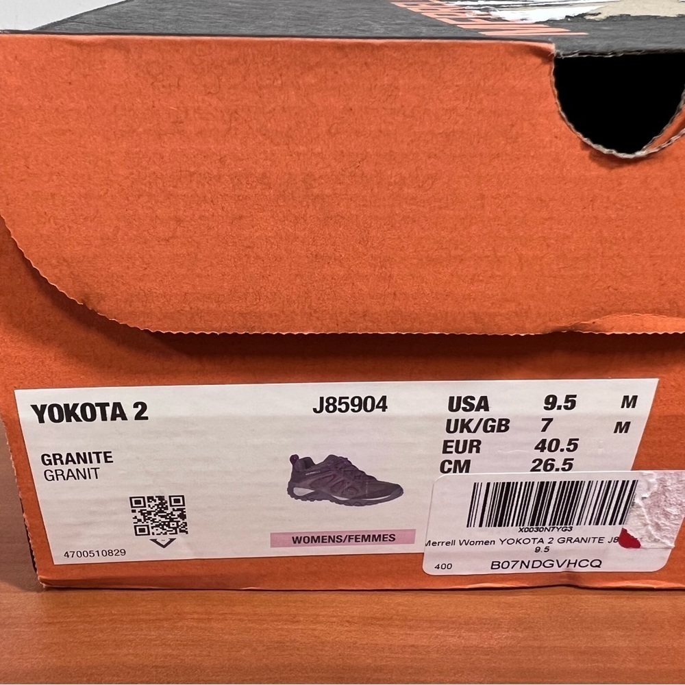 Merrell Yokota 2 Granite Women's Hiking Shoes Size 9.5 #B1626 - Picture 2 of 11